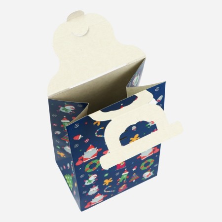New Year. Gift box New Year's handbag mini "New Year's art" 140 x 100 x 223 cm.-3