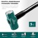 Sledgehammer Kraftool 2009-5, professional., An elongated steel rubberized handle, 5 kg