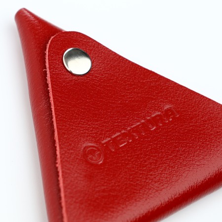 Monetnik on the button, Textura, red color-4