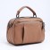 Cross-Bodi Bag on a zipper, beige color