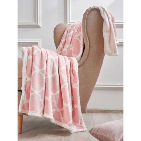 Pink Dreams, size 130x150 cm, monogram, pink-6