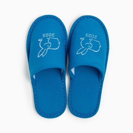Women's slippers, blue color, size 36-1