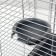Birds Cage "Piggers" No. 105, collapsible, 3 sections, 58 x 40 x 126cm, gray