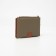 Women's wallet on the button, green color