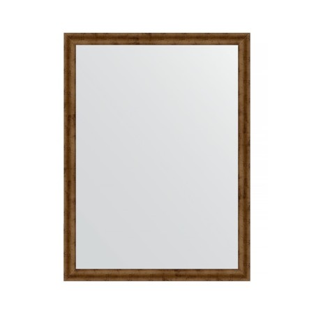 Mirror in the baguette frame - red bronze 37 mm, 60 x 60 cm, evoForm