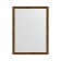 Mirror in the baguette frame - red bronze 37 mm, 60 x 60 cm, evoForm
