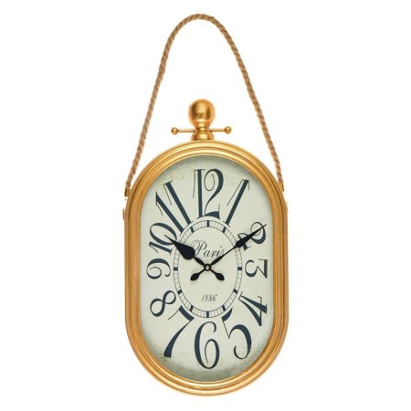 Watching clock, series: interior, "curtain", discrete move, 35 x 77 cm-1