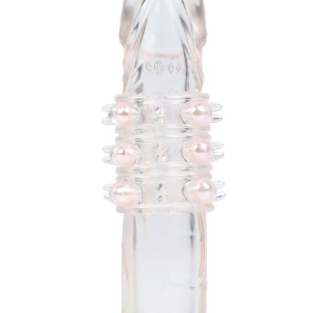 A set of nozzles of massage, stimulating, with a vibro -ring, gel silicone, 5 pcs-9
