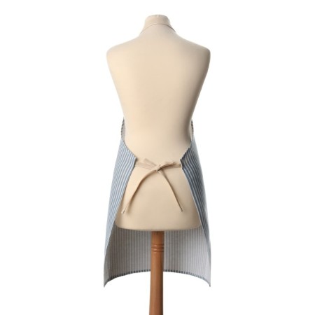 Apron of the Dolyana with a pocket, central blue, 70*65 ± 4cm, 100% HL, mobble-6