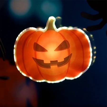LED toy "Pumpkin" 10 × 8.5 cm, batteries AG13x3, glow of multi