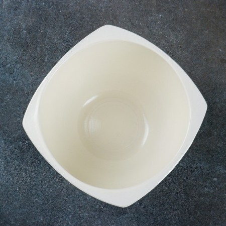 Kashpo "Cute House" (White) No. 4 (D18) Square, 2 l-2