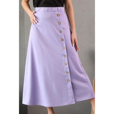Female suit, size 54, lilac color-4