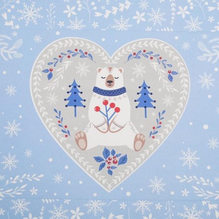 Box for confectionery with PVC cover “Snow time”, 10.5 x 21 x 3 cm, New Year-4