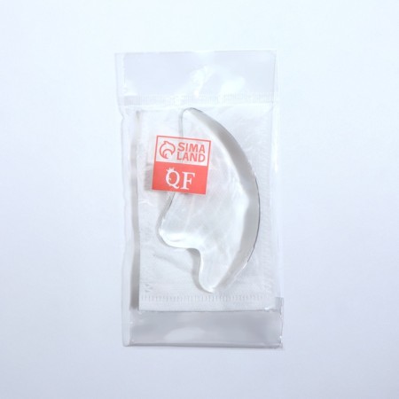 Guashe massor "Heart", 11 × 6 cm, transparent color-5