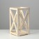 Kashpo wooden 14 × 14 × 26 cm "Lantern High-tech Provence", beige
