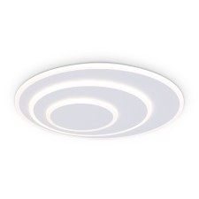 Светильник светодиодный Ambrella Acrylica Disk FA7707 с пультом ДУ, 62Вт, Led, цвет белый, белый матовый