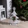 LED figure "Christmas tree" 37 × 50 × 10 cm, metal, textiles, 220 V, glow of multi
