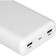 The external battery TFN Solid 30 PD, 2 USB, USB-C, fast charging, 30,000 mAh, white