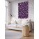 Decorative panel with photo printing "Snowfall from hearts", vertical, size 150x200 cm