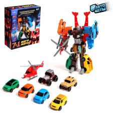 Autobot robot is assembled from 7 cars
