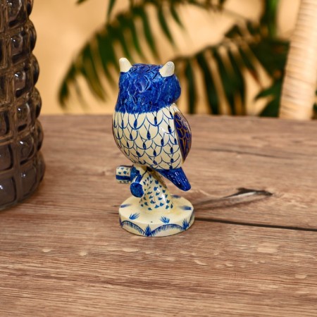 Souvenir "Owl on a branch" tree 13 cm-1