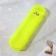Case for toothbrushes and pasta, yellow, 21 x 5.5 cm