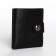 Male purse on a magnet, black color