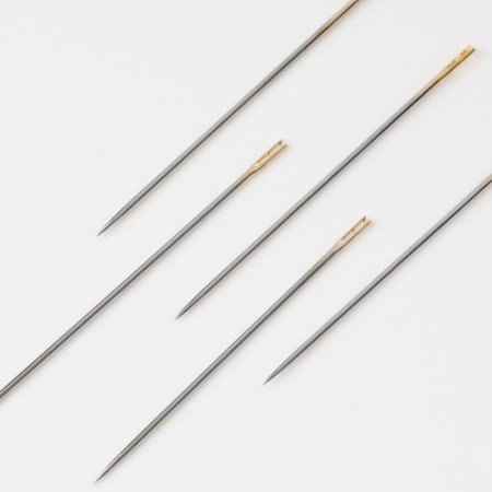Sewing needles, d = 0.78 mm, 3.5 - 4.2 cm, with a golden ear, self -sovereign, 12 pcs-1