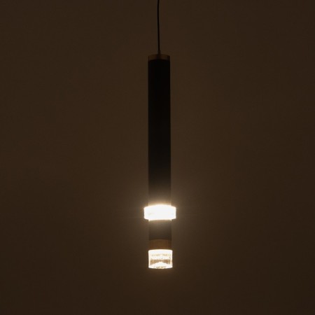 Suspension lamp "Regent" LED 5W 4000K black 3.3x3.3x30-130cm-2