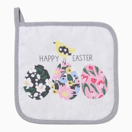 Set of kitchen. Dolyana "Bright Easter": mittens 20x28 cm, severity 17x17 cm, 35% HL, 65% PE-3