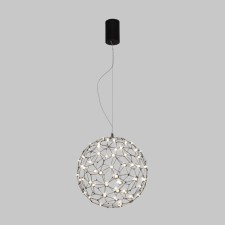 Светильник подвесной Bogate's Alioth 451/1, LED, 30 Вт, 4000К, 2403Лм, 400х400 мм, цвет чёрный жемчуг