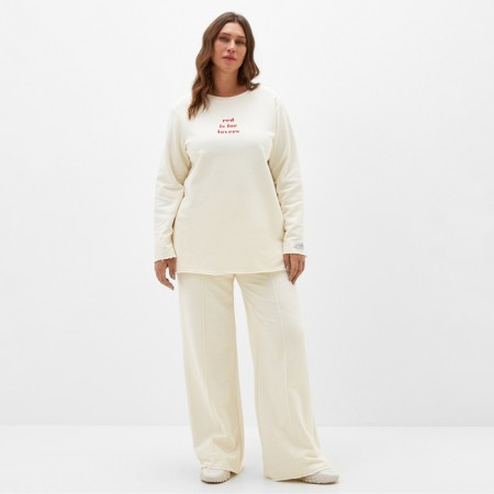 Women's pants Mist Cozy Style, Milk, p. 54-1