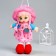 Doll "Ulyana", with a brooch, 20 cm
