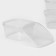 A set of food shares, 3 pcs, 700 ml, square, transparent