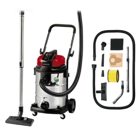 Construction vacuum cleaner Einhell TE-VC 2230 SA, 1150 W, stainless steel 30 L, ECO, 3 m, D = 36 mm