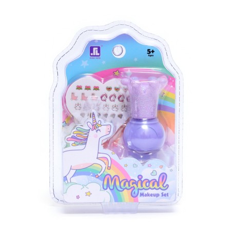 Cosmetics set for the girl "Magic Unicorn", with stickers