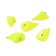 Cargo of a bullet-exentric painted pissy Yaman 5 pcs., 60 g, yellow