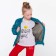 Jacket for girls, green color, height 104 cm