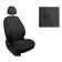 Auto-Cherkhly for Kia Sportage, (40/60), 2015-n, rhombus, alcantara, set