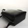 City backpack of artificial leather with lightning, black color