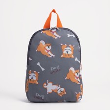 Baby backpack on lightning, gray color