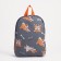 Baby backpack on lightning, gray color
