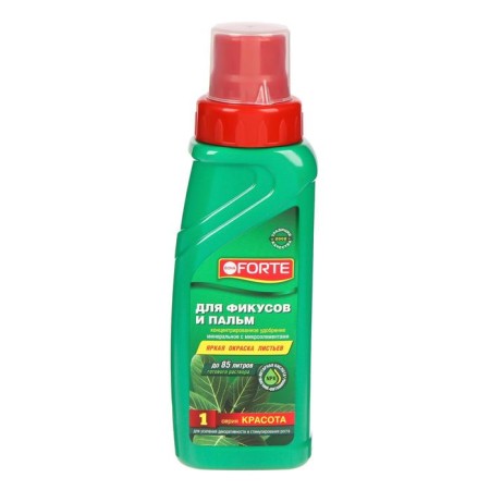 Fertilizer for palm trees and ficuses Bona Forte, bottle, 285 ml-3
