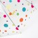 Umbrella - a semiautomatic “circle” cane, 8 spokes, r = 45 cm, multi -colored