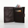 Male purse on magnet 3 in 1, department for auto documents, passports, brown color