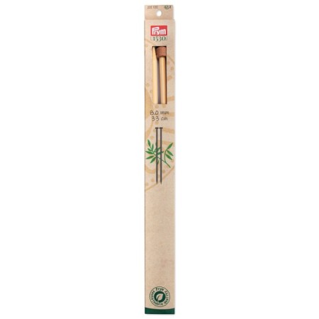 Sleeps are straight, bamboo, 8.0 mm/33cm, 2 pcs
