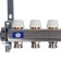 Collector Group Stout, 1 "X3/4", 13 outputs, without flow meters, stainless steel