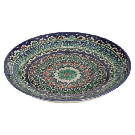 Largan Rishtan ceramics "Patterns", 31 cm, blue-6
