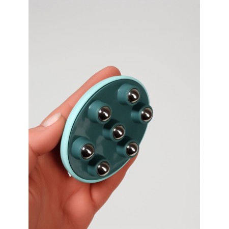 Massager Plastic/Metal University 7 ball 8*6*6cm Green from-3