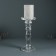 Glass of glass per 1 candle "Neo" transparent 24x11x11 cm